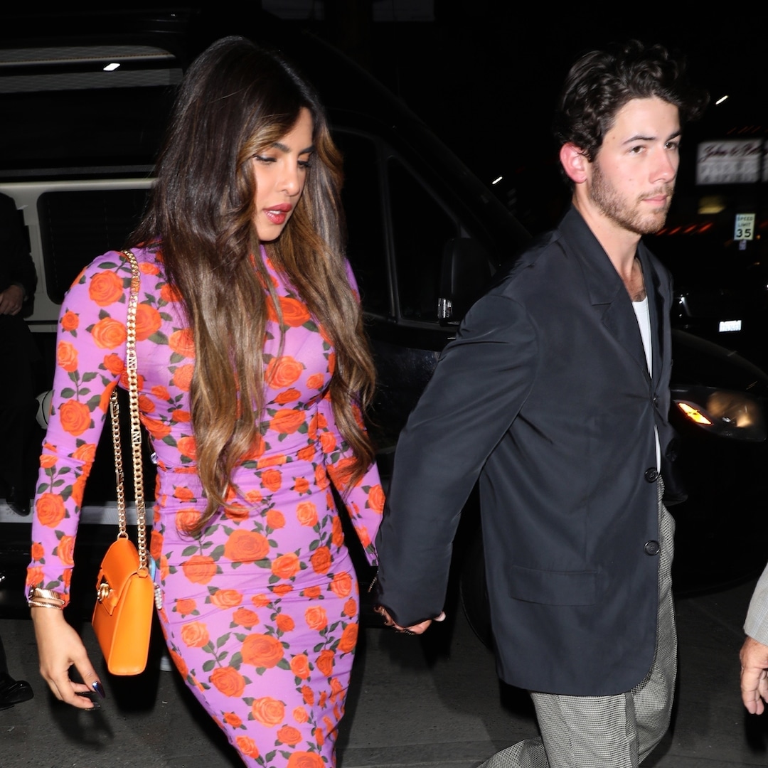 Priyanka Chopra and Nick Jonas Are Total Lovebugs During Date Night